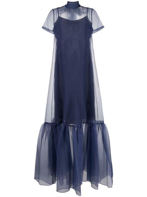 Calunna organza maxi dress by STAUD