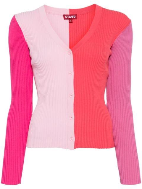 Cargo ribbed cardigan by STAUD