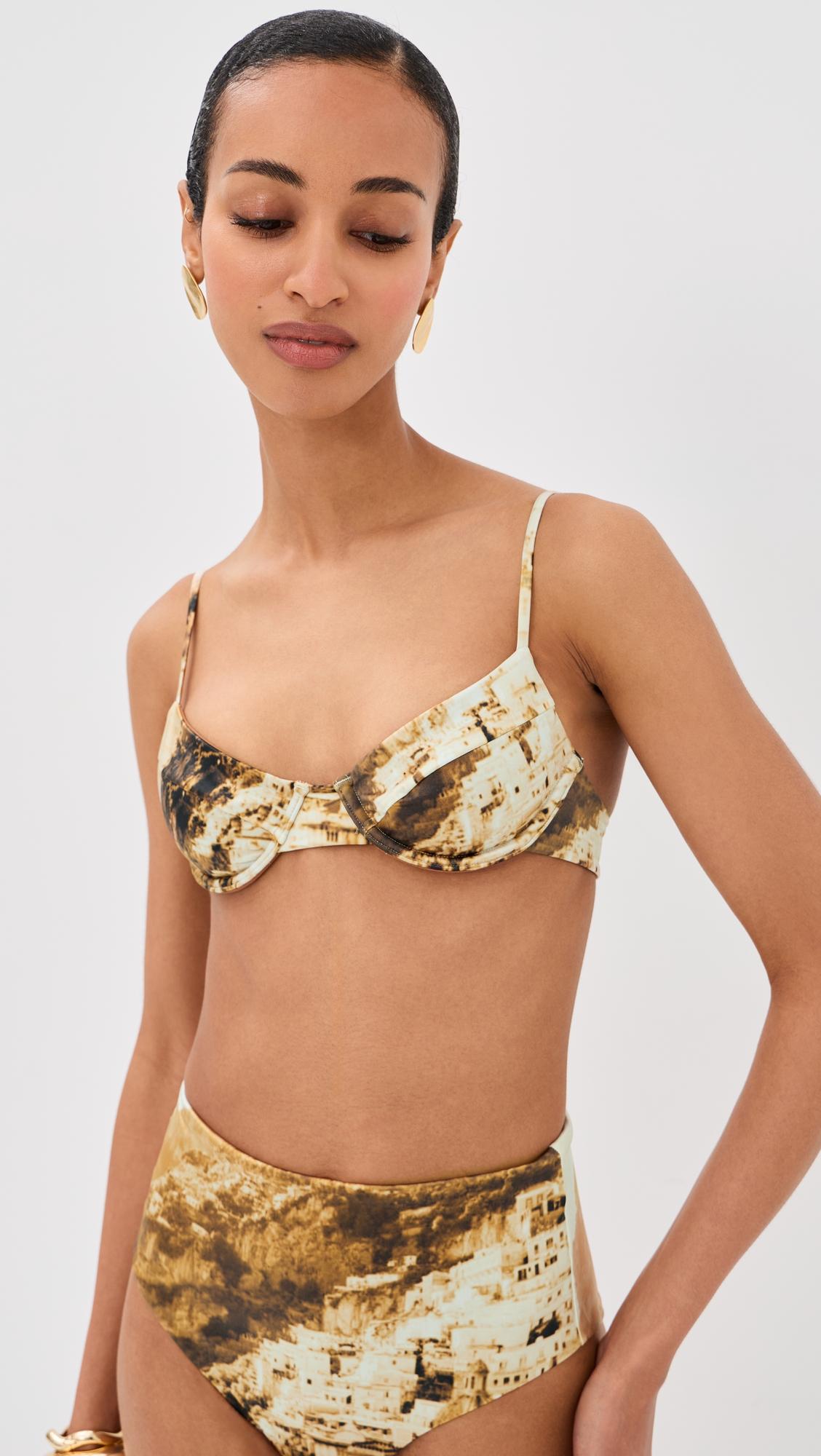 Caroline Bikini Top by STAUD