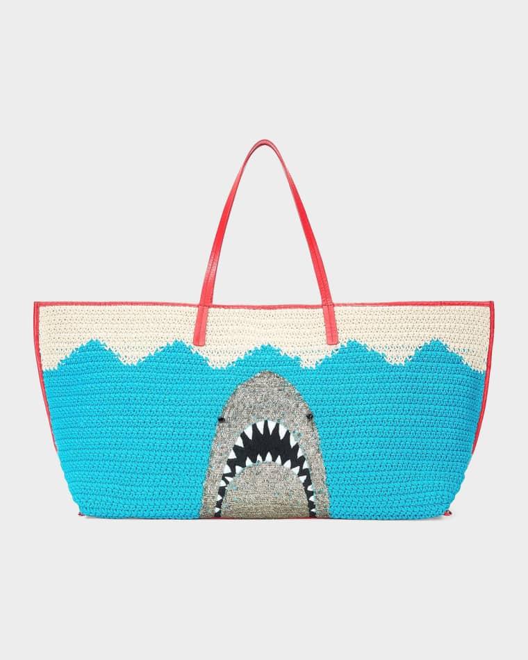 Christos Extra Large Crochet Tote Bag by STAUD