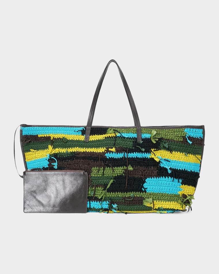 Christos Extra Large Crochet Tote Bag by STAUD
