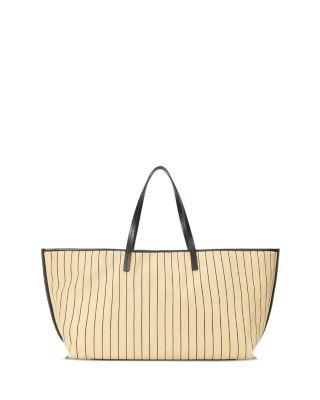 Christos Large Striped Tote Bag by STAUD
