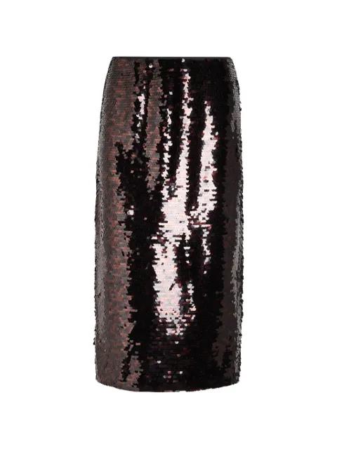 Ciara sequin midi skirt by STAUD