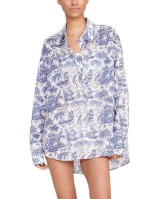Colton Shirt Swim Cover-Up by STAUD