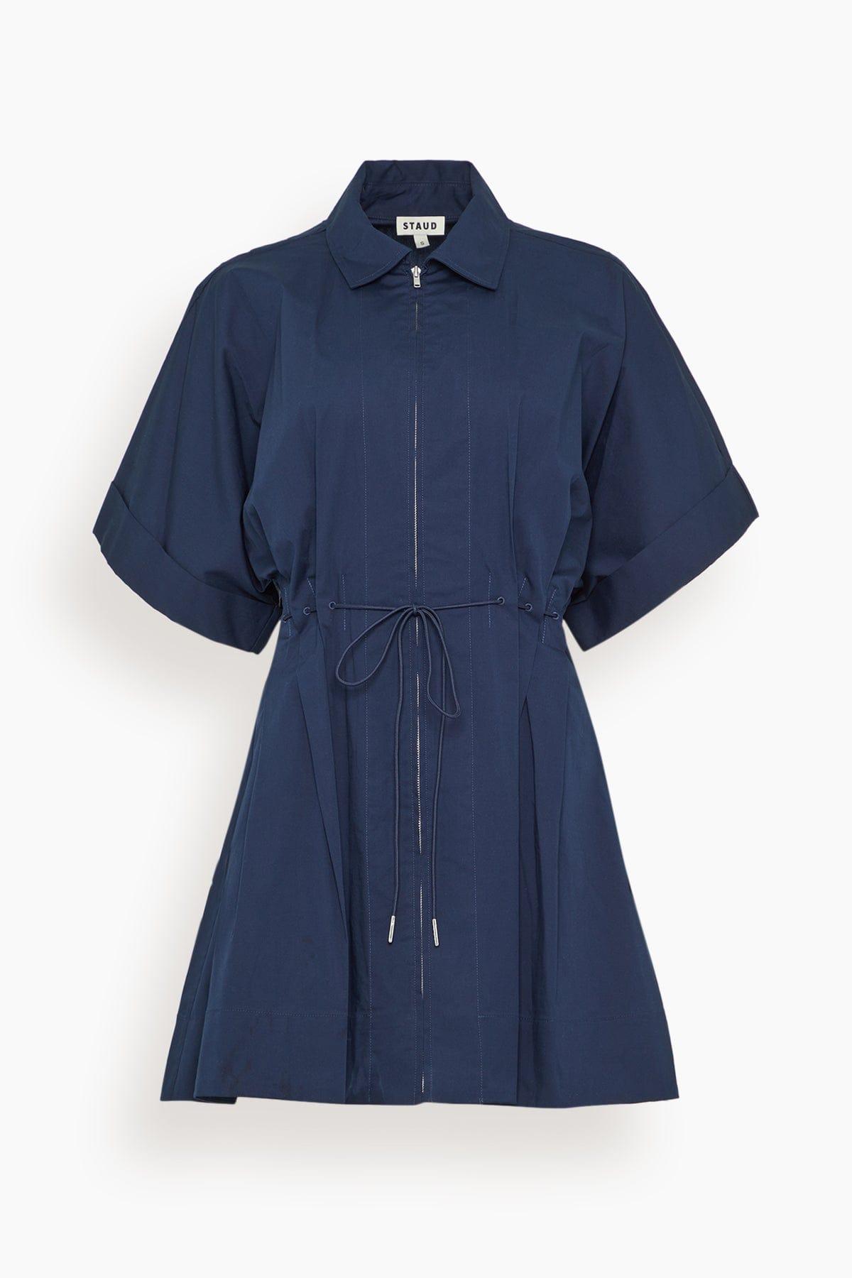 Cori Dress in Navy by STAUD