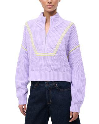 Cropped Hampton Sweater by STAUD