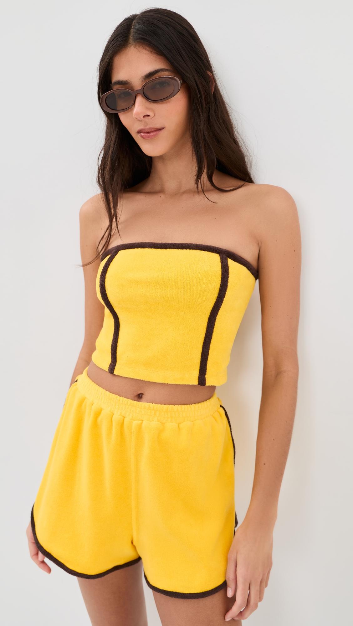 Cruise Bandeau Bikini Top by STAUD