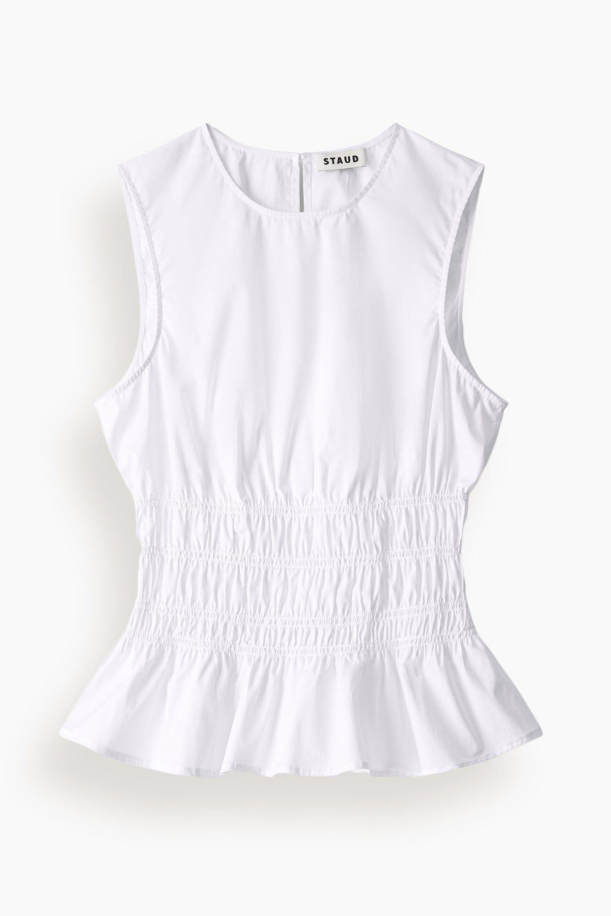Culver Top in White by STAUD