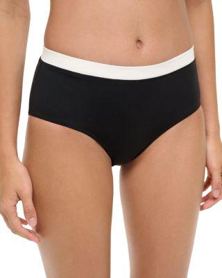 Devon High Rise Bikini Bottom by STAUD