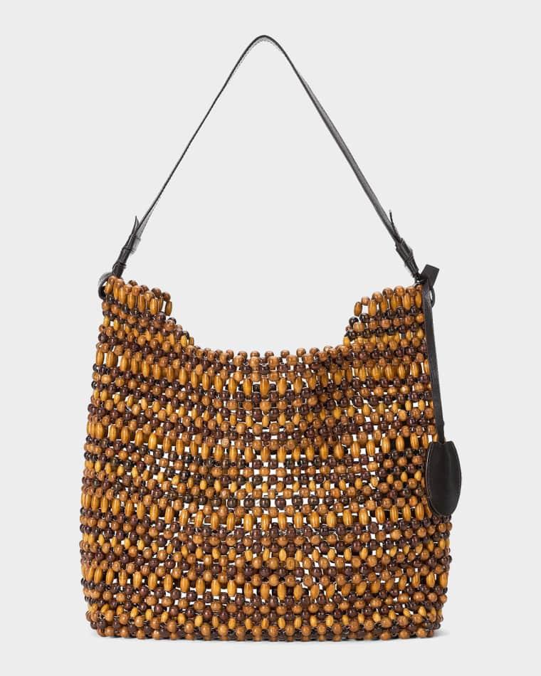 Drift Beaded Shoulder Bag by STAUD