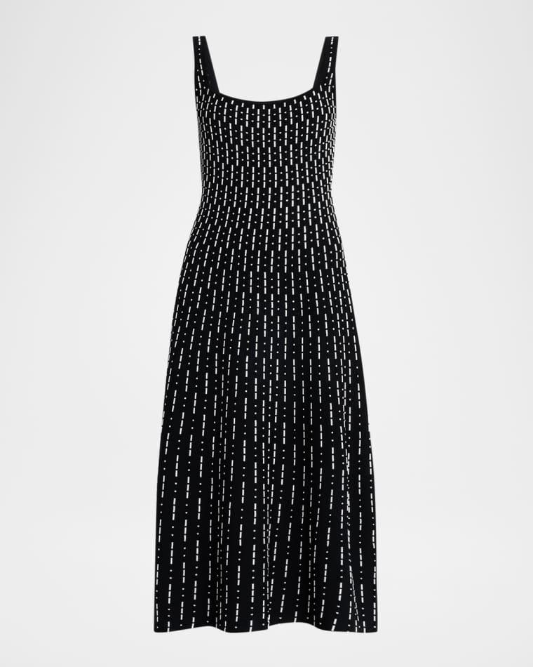 Ellison Pleated Midi Dress by STAUD