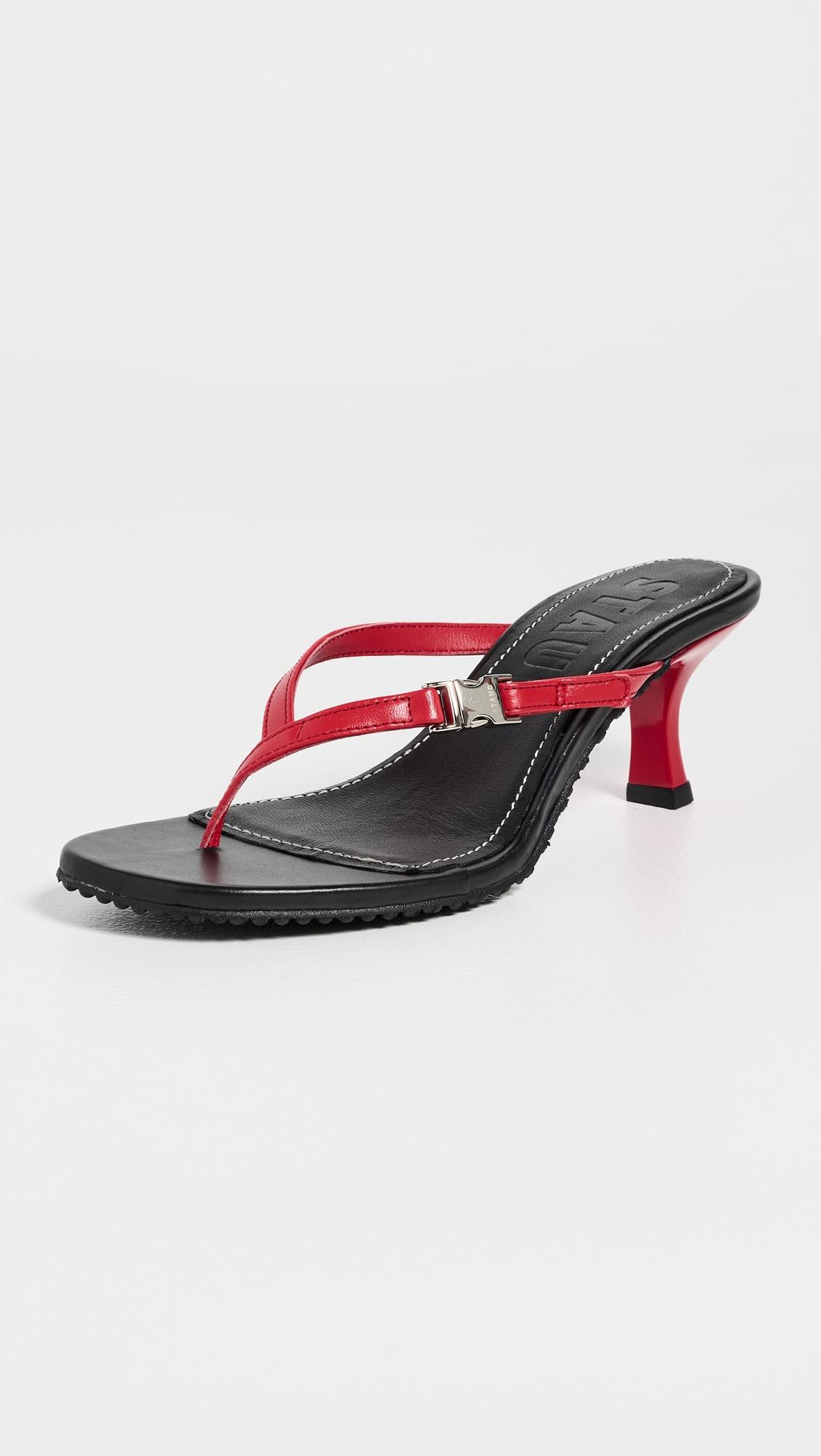 Flynn Kitten Heel Sandals by STAUD