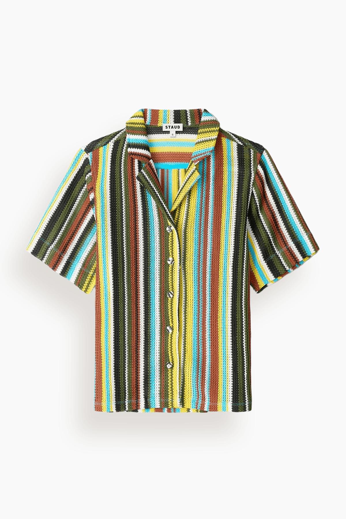 Gabi Shirt in Skate Stripe by STAUD
