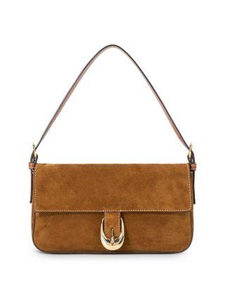 Harlow Suede Shoulder Bag by STAUD