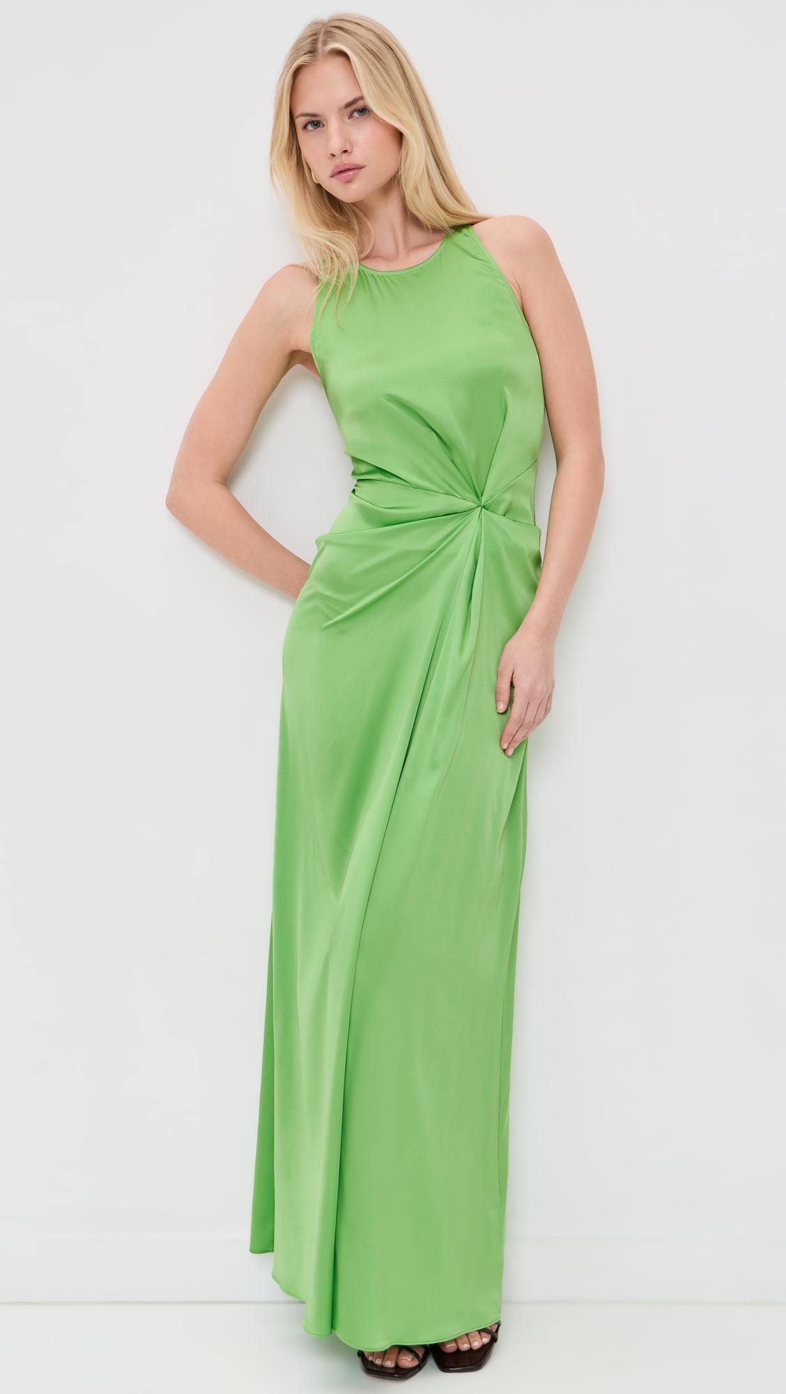 Jaelyn Silk Dress by STAUD