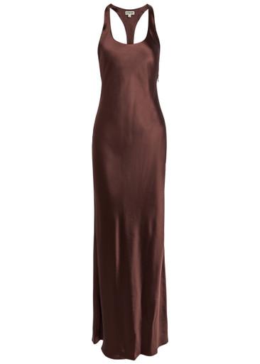 Juanita satin maxi dress by STAUD