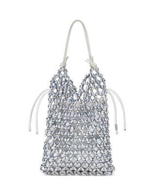 Karla Crystal Beaded Bucket Bag by STAUD