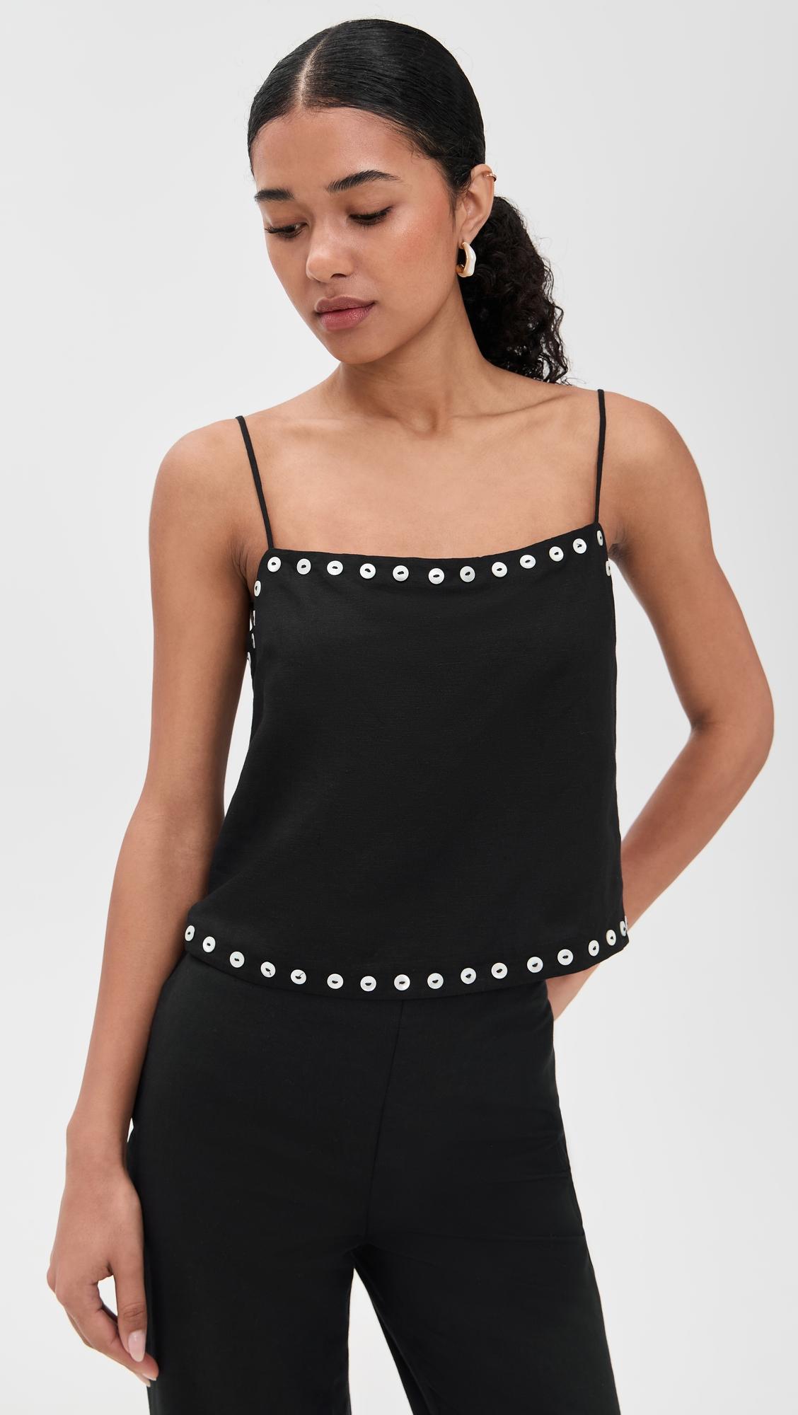 Kirra Linen Tank by STAUD