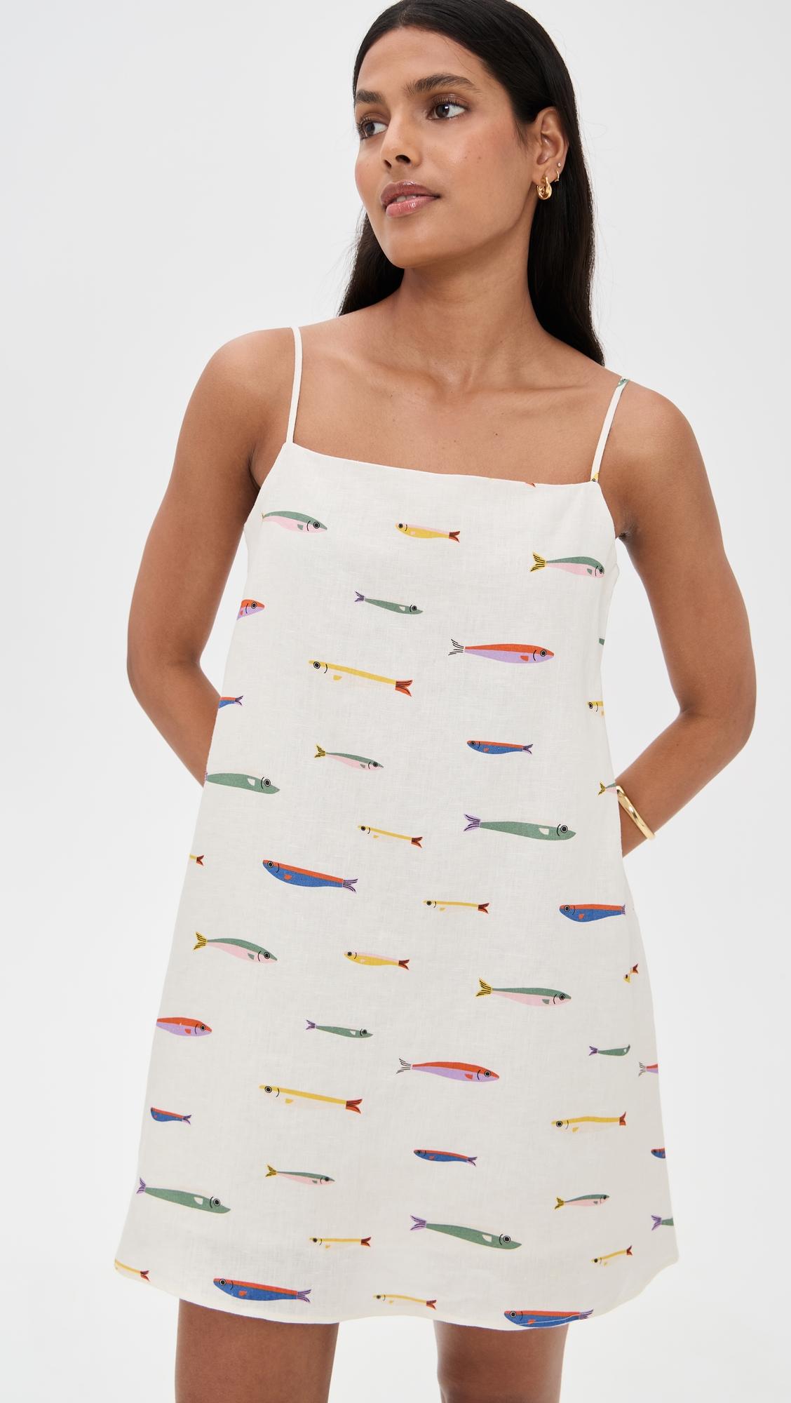 Laura Linen Mini Dress by STAUD