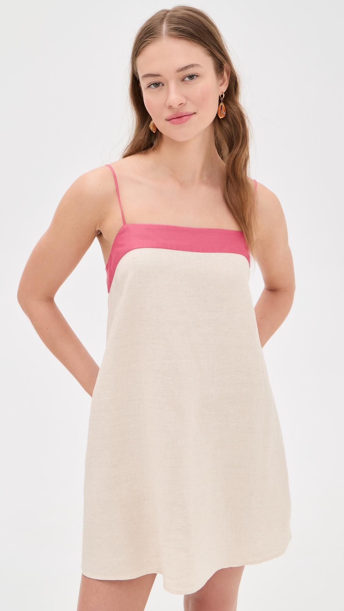 Laura Linen Mini Dress by STAUD