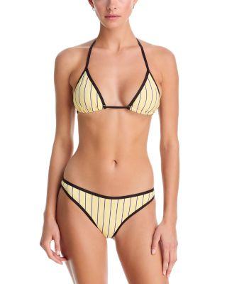 Lido Triangle Bikini Top & Coto Bikini Bottoms by STAUD