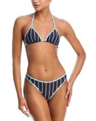 Lido Triangle Bikini Top & Coto Bikini Bottoms by STAUD