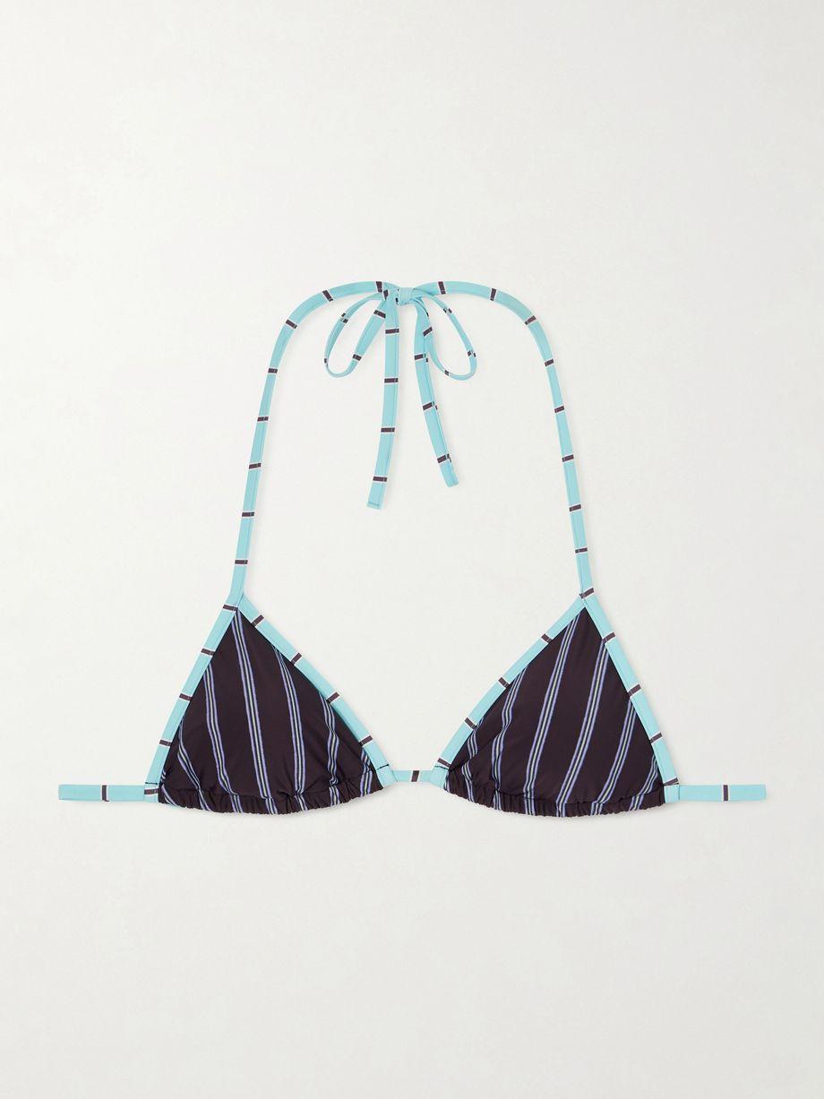 Lido triangle bikini top by STAUD