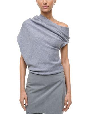 Mabel Asymmetric Sweater by STAUD