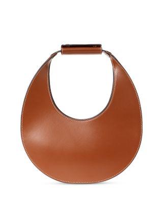 Moon Leather Saddle Bag by STAUD