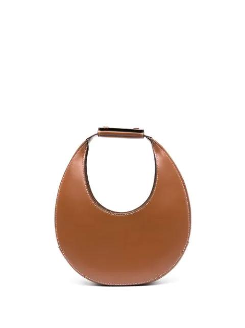 Moon leather shoulder bag by STAUD