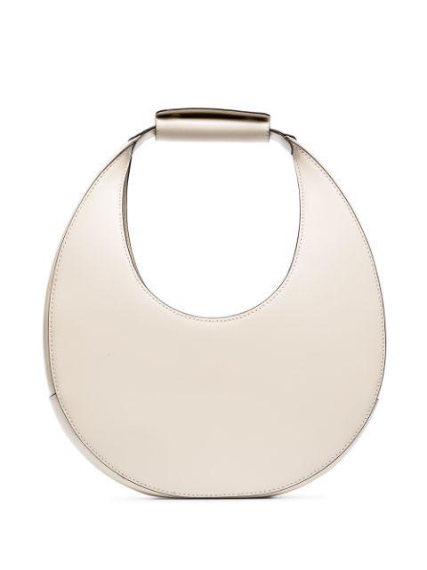 Moon leather tote bag by STAUD