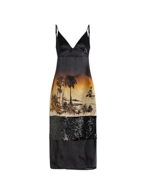Nalu print sequin dress by STAUD