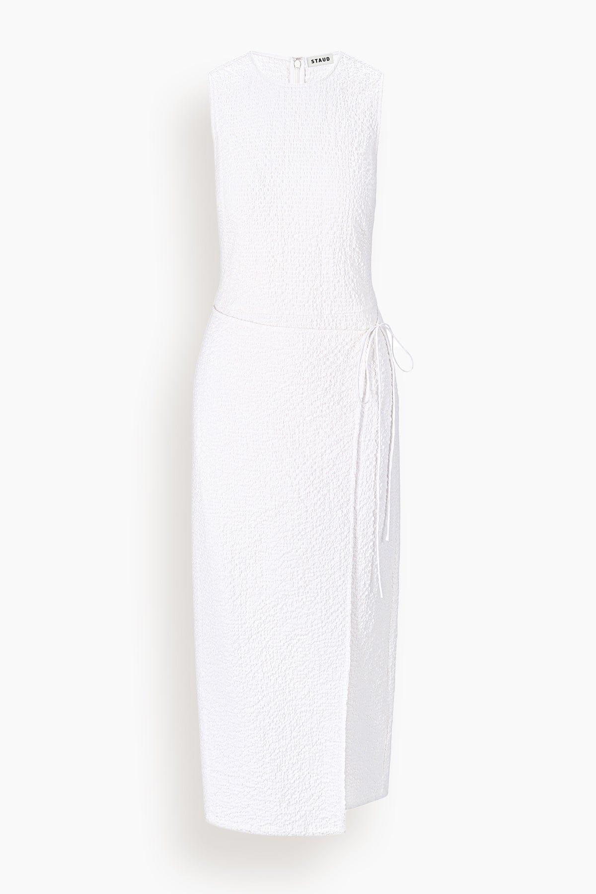 Nema Dress in White by STAUD