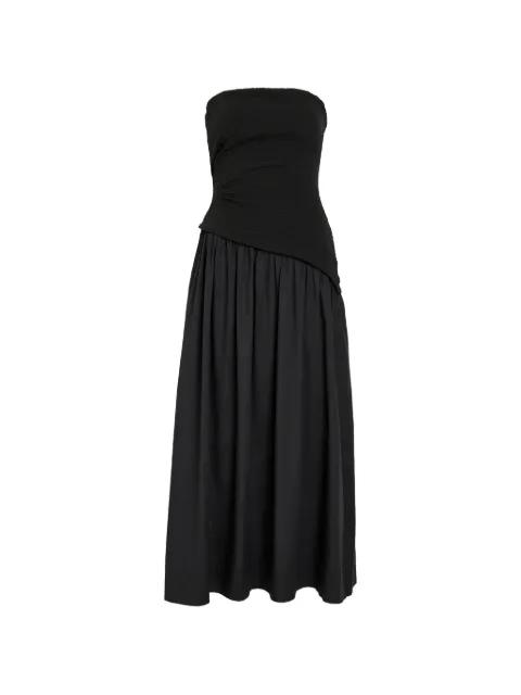 Nia panelled asymmetric dress by STAUD