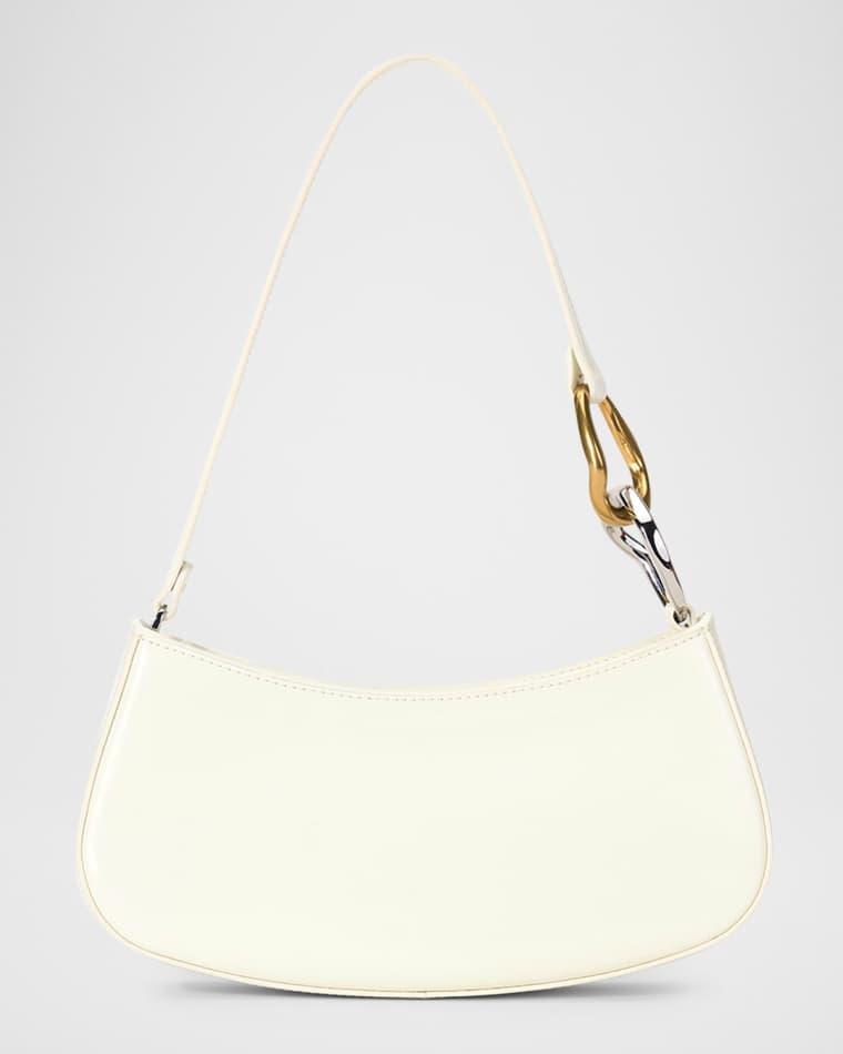 Ollie Chain-Link Leather Shoulder Bag by STAUD