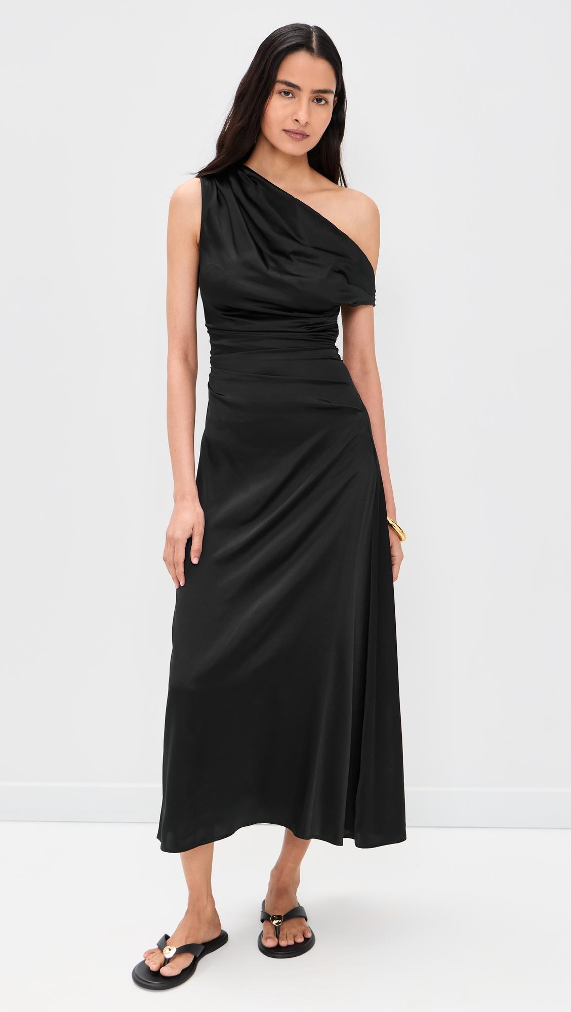 Phare Silk Dress by STAUD