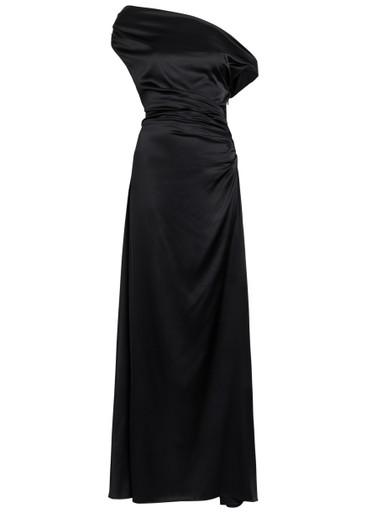 Phare draped stretch-silk maxi dress by STAUD