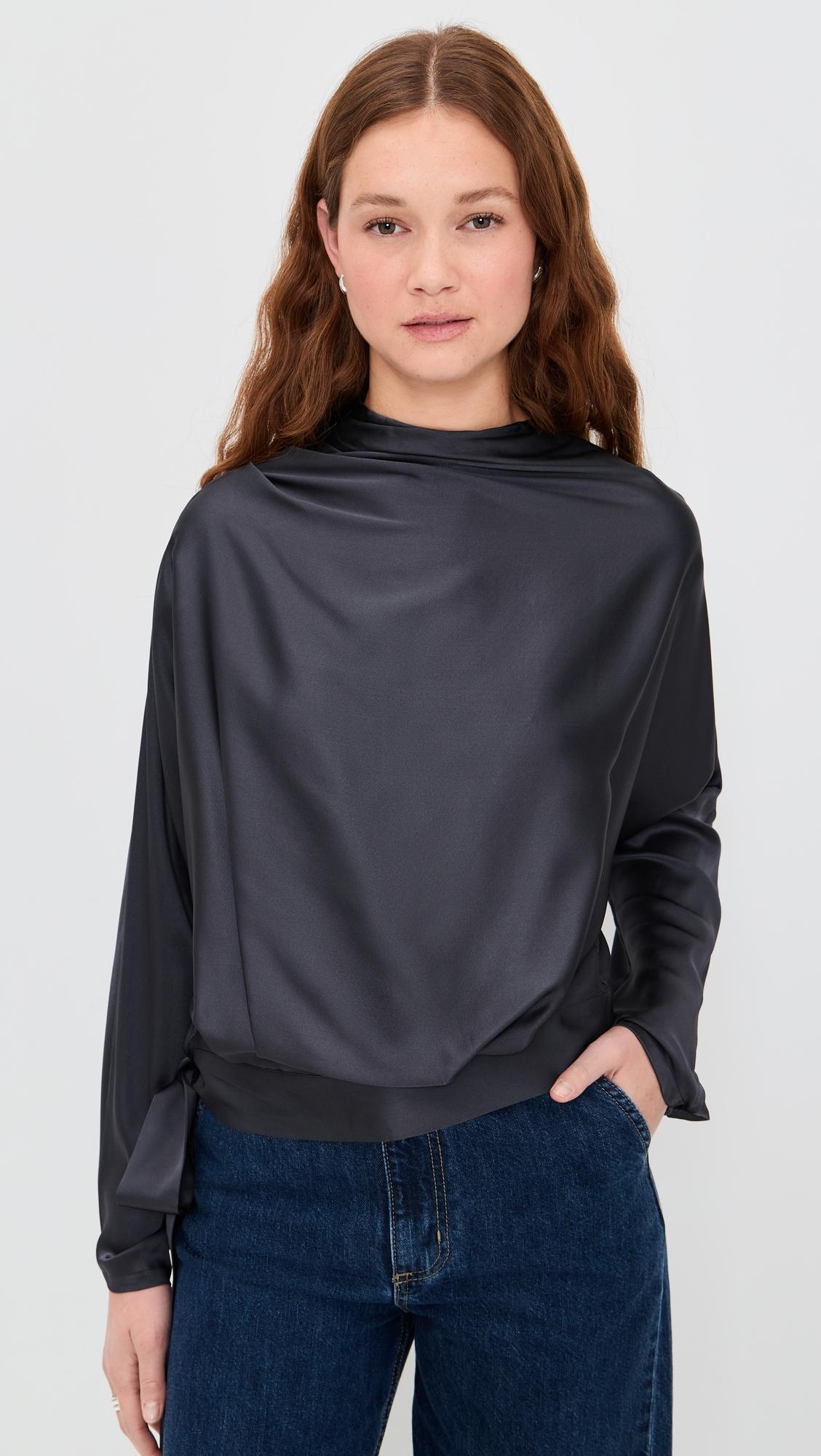 Phoebe Silk Top by STAUD