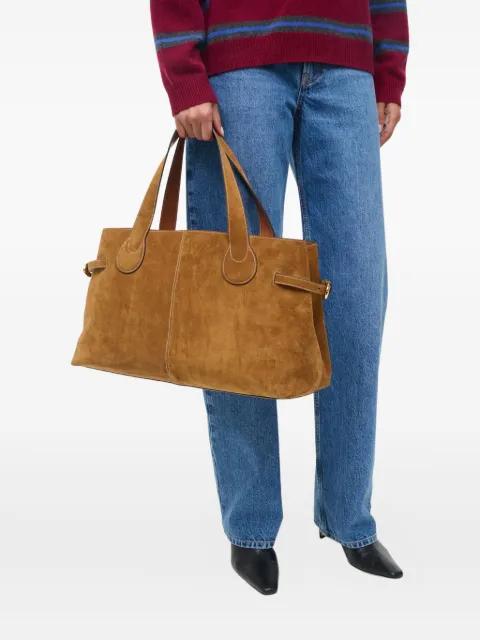 Piper suede tote bag by STAUD