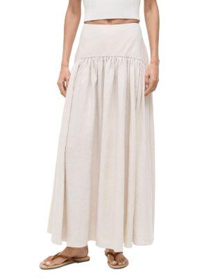 Procida Linen Skirt by STAUD