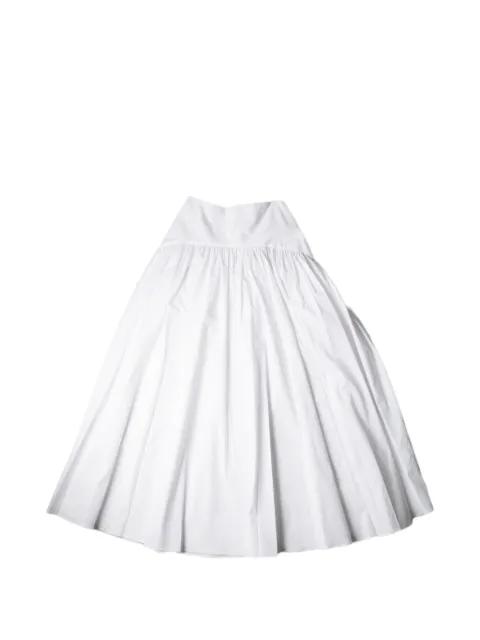 Procida ruffled midi skirt by STAUD