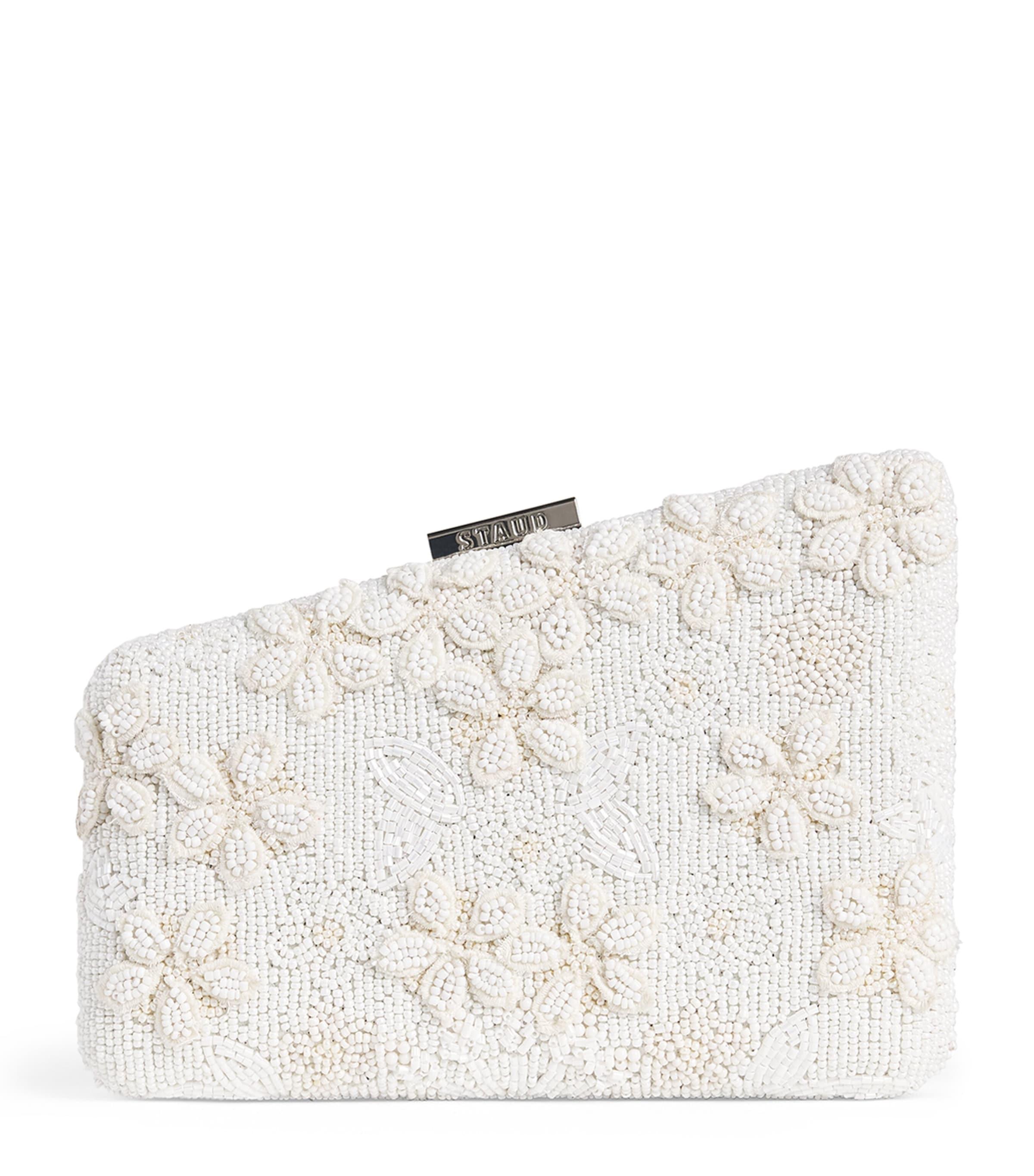 STAUD Beaded Carmella Clutch Bag by STAUD