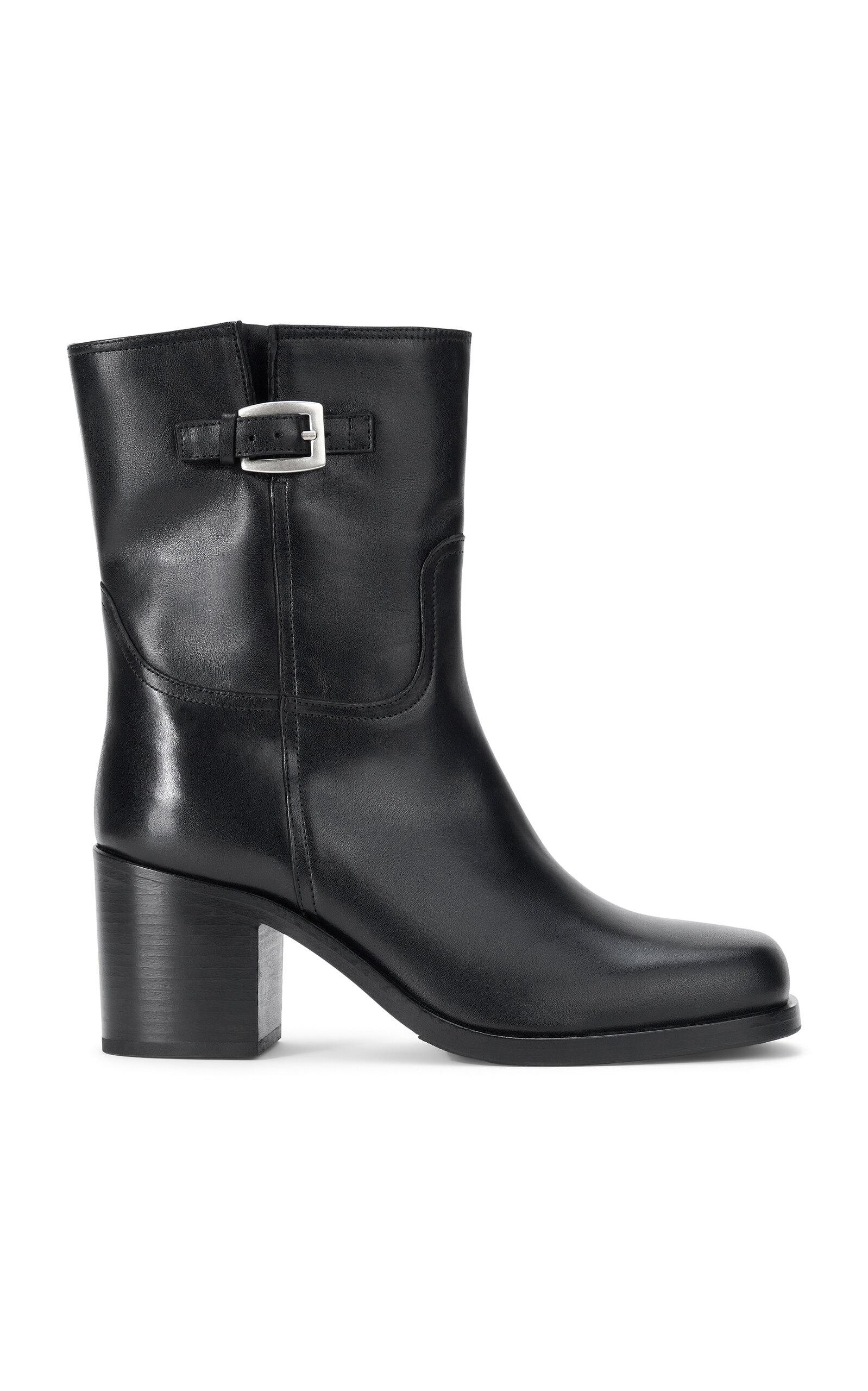 STAUD Brooklyn Leather Ankle Boots - Moda Operandi by STAUD