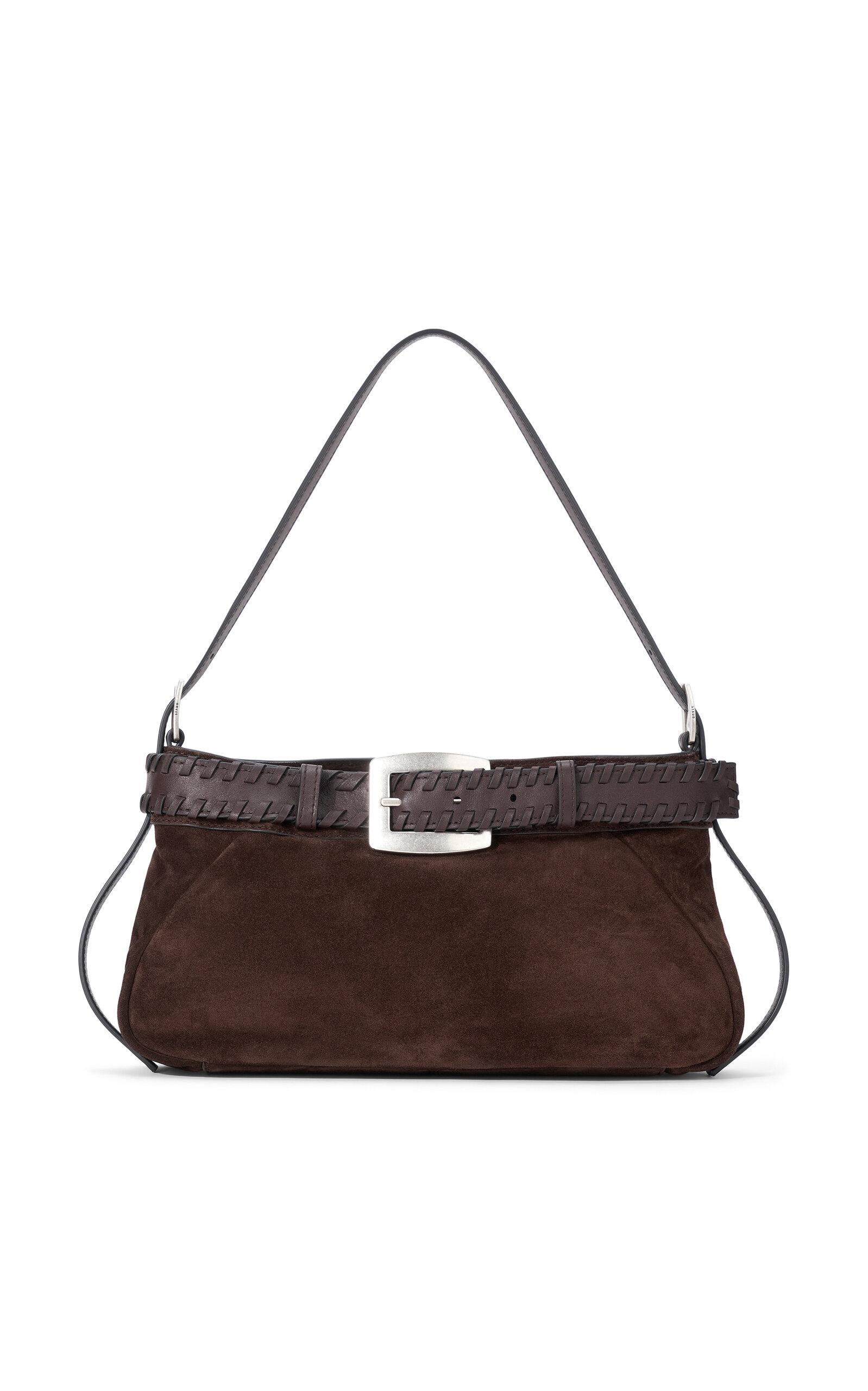 STAUD Brooklyn Leather Shoulder Bag - Moda Operandi by STAUD