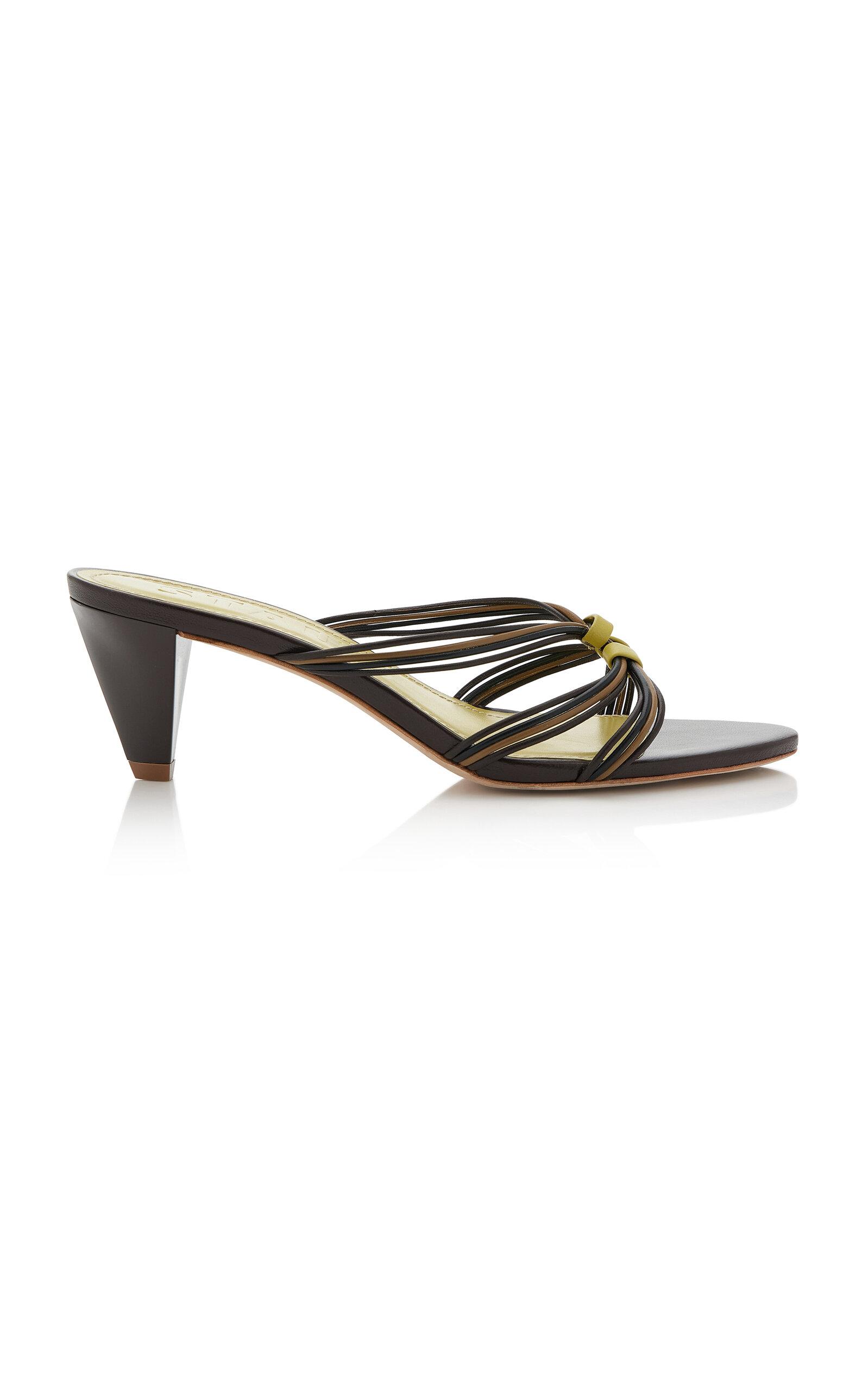 STAUD Carrie Leather Mules - Moda Operandi by STAUD