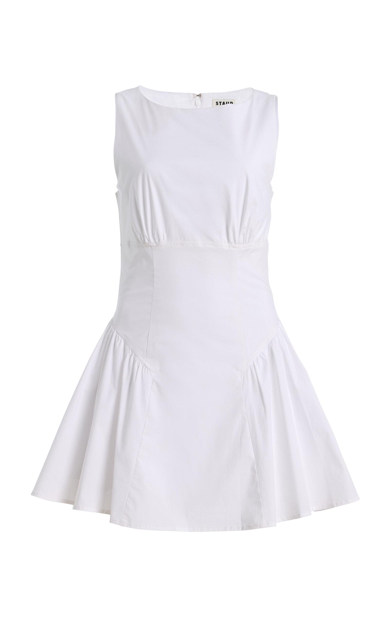 STAUD Gwen Cotton Mini Dress - Moda Operandi by STAUD
