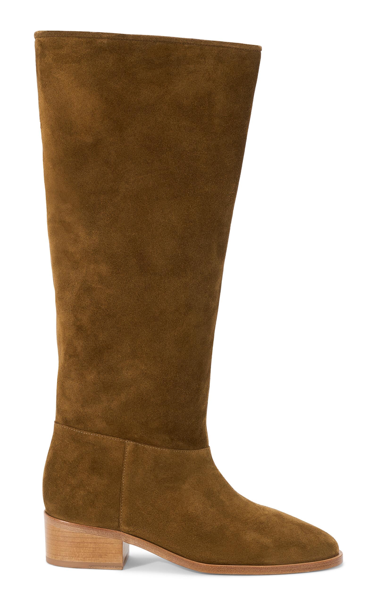 STAUD Indie Slouched Leather Boots - Moda Operandi by STAUD