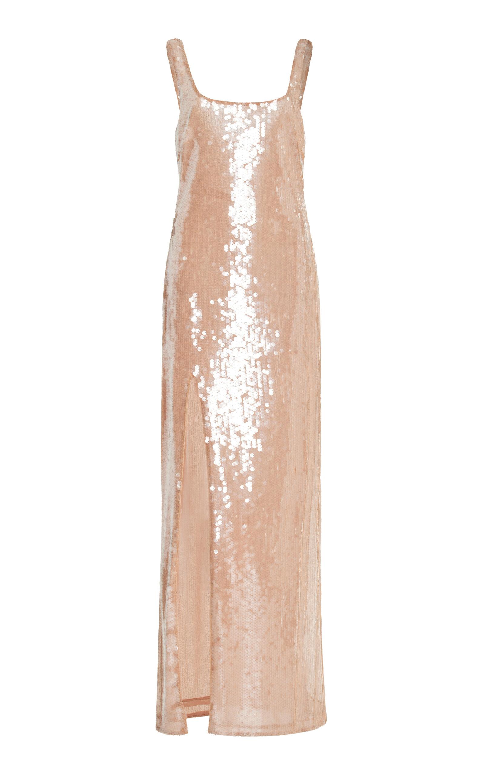 STAUD - Janet Satin Maxi Dress - Green - - Moda Operandi by STAUD STAUD - Janet Satin Maxi Dress - Green - - Moda Operandi by STAUD