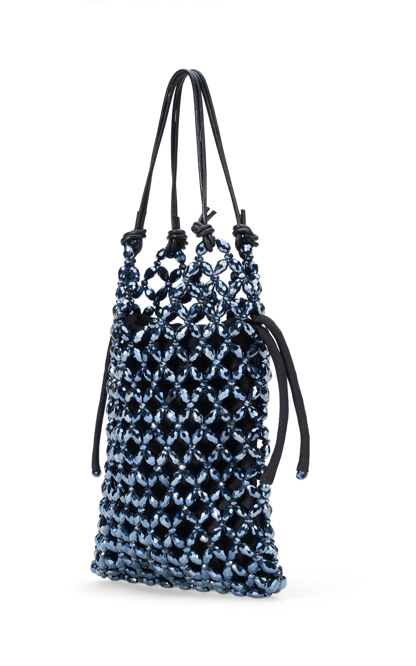 STAUD Kelly Beaded Leather Bag - Moda Operandi by STAUD