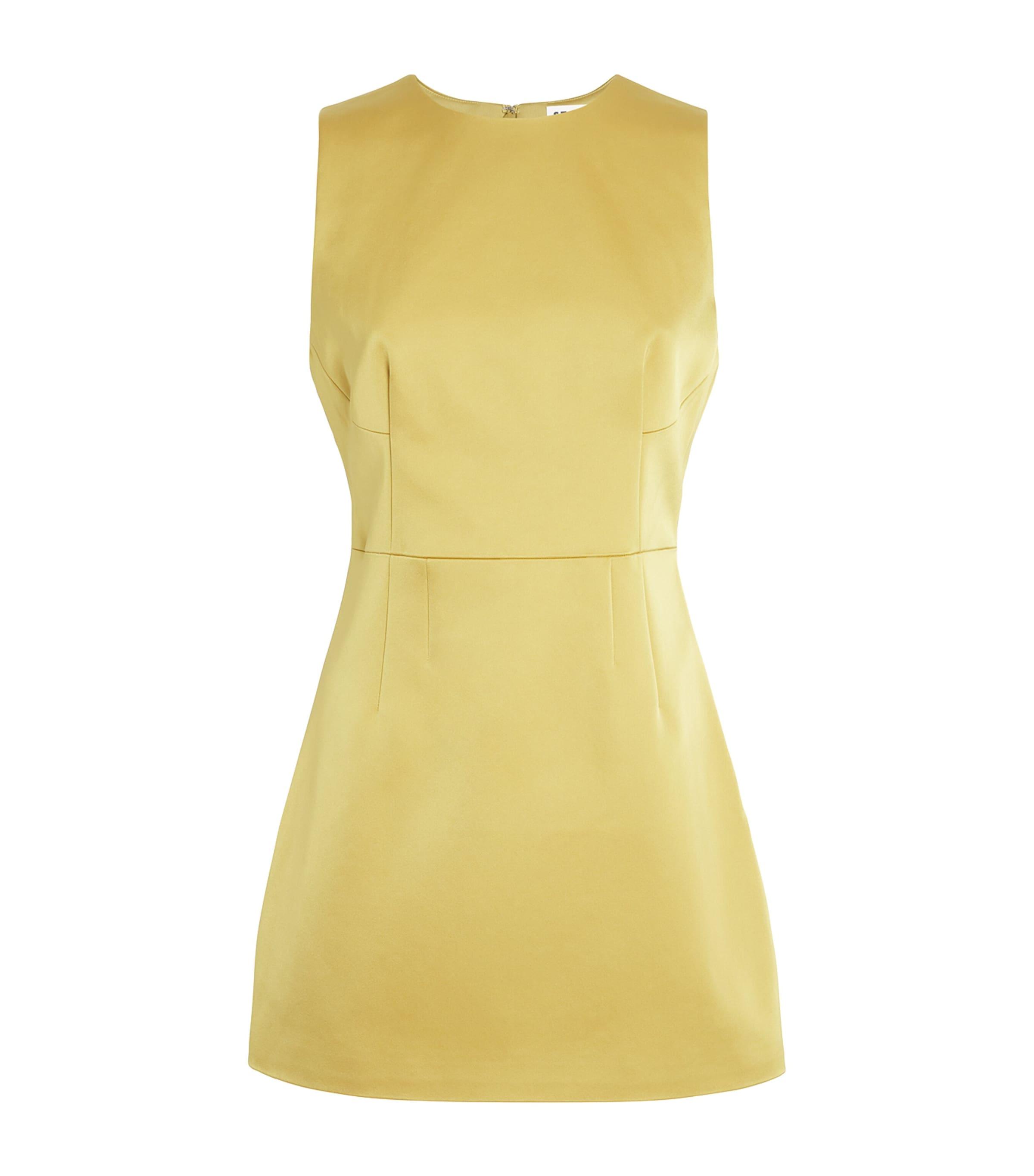 STAUD Satin Garden Mini Dress by STAUD